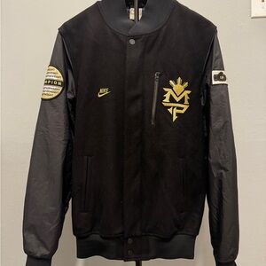 Nike Black and Gold Men's Jacket